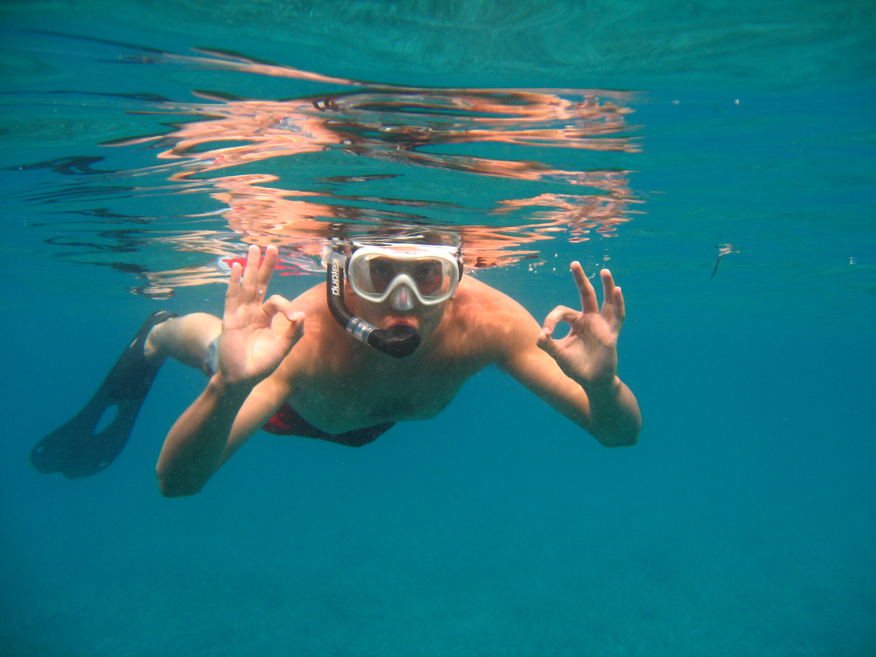 Practicar snorkel