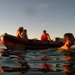 haciendo snorkel